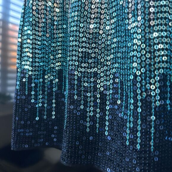 Free People Cascading Sequin Mini Skirt - Picture 4 of 7